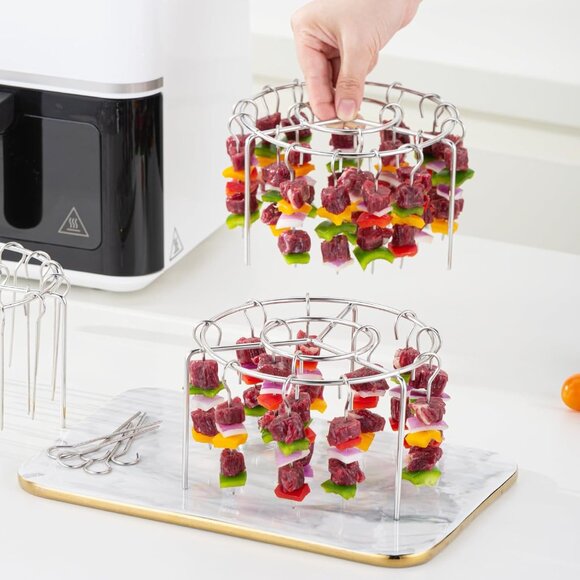 Vertical Grill Rack Detachable BBQ Circular Hanging - Picture 14 of 14